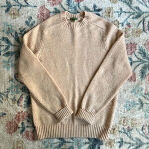 Sid Mashburn Washed Crewneck Sweater - Salmon